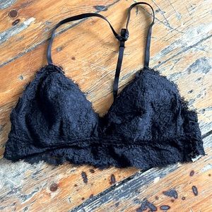 Aerie Black Lace Bralette - MEDIUM